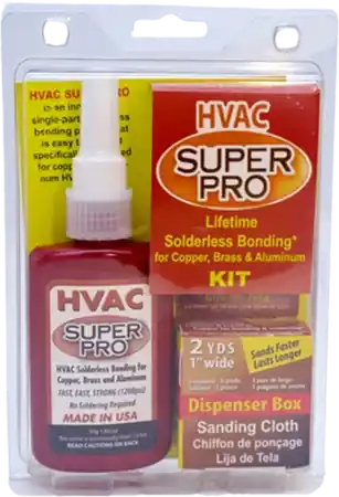 Supco HS32098 Hvac Super Pro No Flame Brazing Adhesive 1.85 Oz Bottle