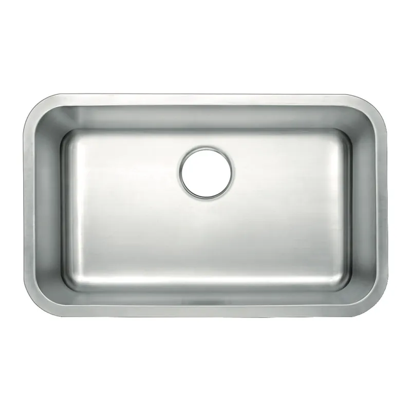 Compass Manufacturing 482-6959 ADA Under-Mount Large Single Bowl Rear Drain Sink