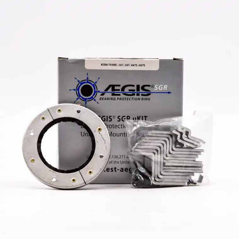 Aegis SGR-2.125-UKIT-1A4 SGR uKIT Shaft Grounding Ring with Universal Mounting Brackets 2 1/8 in