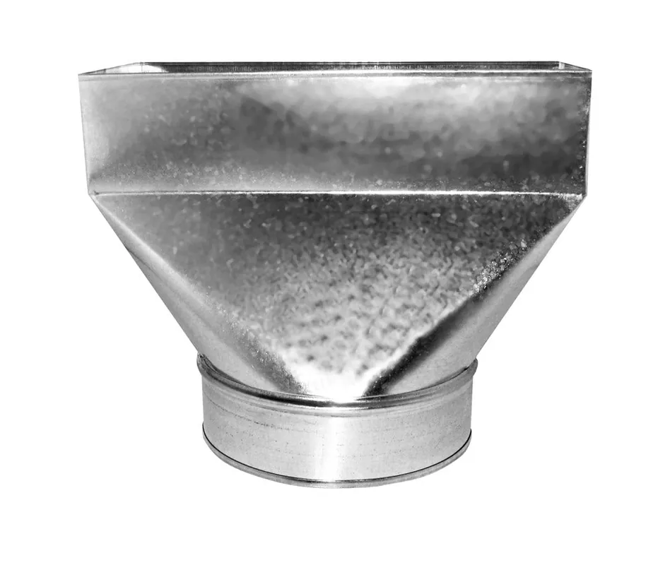 Gray Metal Products 27R4125 27R - 4 inchesx12 inchesx5 inches Straight Register Boot - 110R