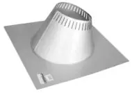 Hart & Cooley 502025 5 inches All Fuel Adjustable Flashing Assembly (0 To 6/12 Pitch)