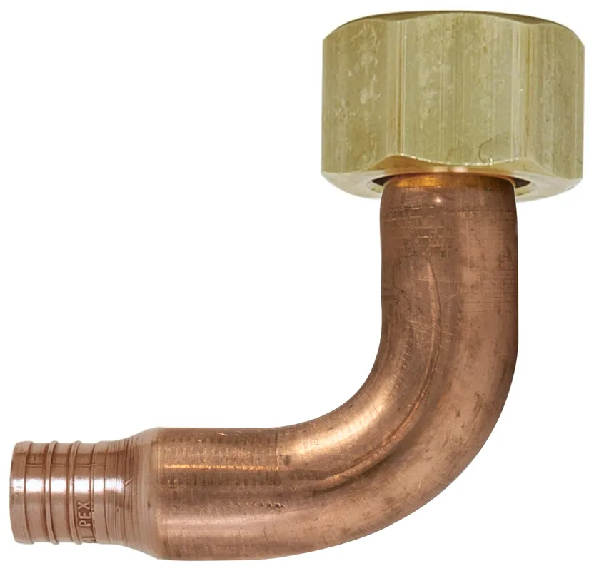 Sioux Chief 637X235 Ell 1/2Pex X 3/4Fip 3/4 Fip Br Nut
