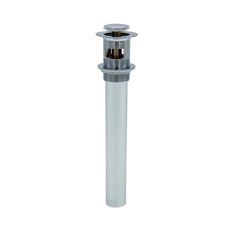 Mountain Plumbing Products MT741/CPB EZ-Click 2-1/2 in. Threaded Plastic Lavatory Drain with Overflow