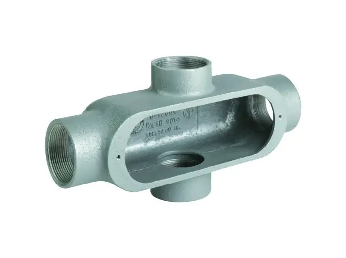 Killark OX-6M Conduit Body 2 inches X Hub, Iron O Series