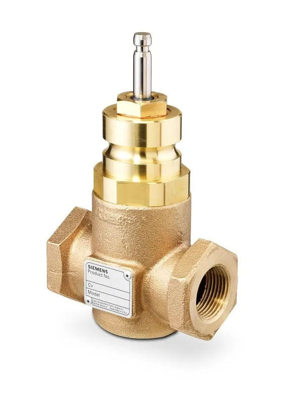 Siemens 599-03112 Globe Valve, 2 Way, 3/4 in. NPT, 6.3 Cv