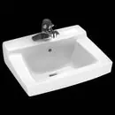 American Standard 0321026.02 Declyn Wall-Hung Sink With 4-Inch Centerset, Wall Hanger Included