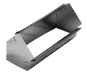 Gray Metal Products 10X3-121 Ws15 - 3-1/4 inchesX10 inches Wallstack Vertical 45 Degree Elbow - 121