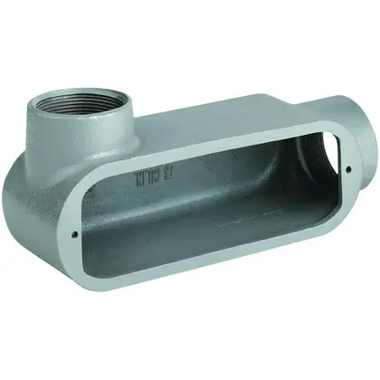 Killark OLL-8M Conduit Body, 181 cu. in. Capacity, 3 inches Hub