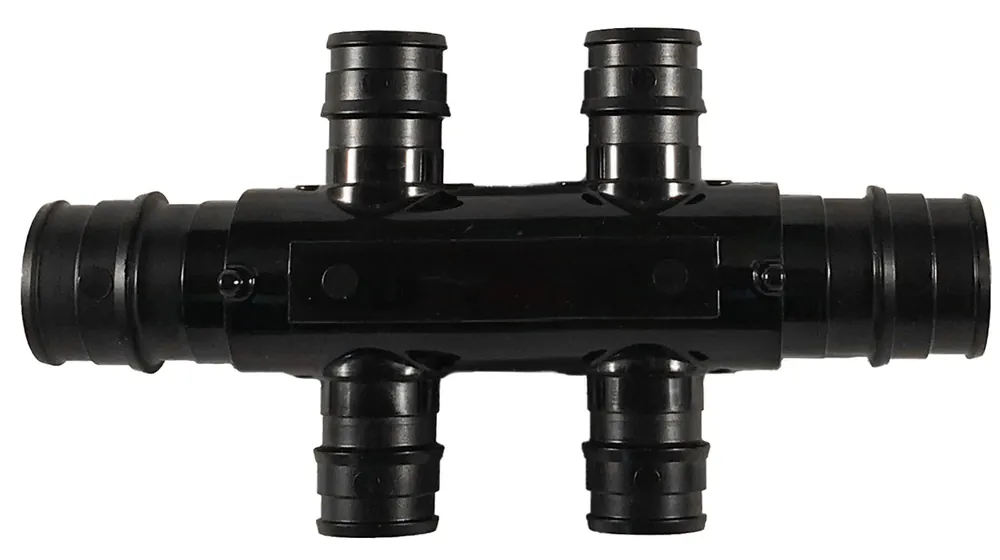 Sioux Chief 672WPT0499 Multiport Tee PPSU-A F1960 3/4 x 3/4 w/4) 1/2 Outlets Hpat