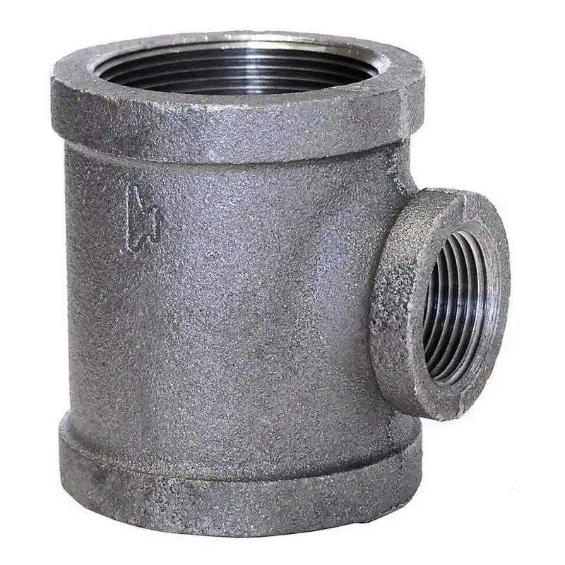 Anvil 310045208 fig 1105R pipe reducing tee, 3/4x3/4x1-1/4 in, FNPT, 150 lb, malleable iron, black, domestic