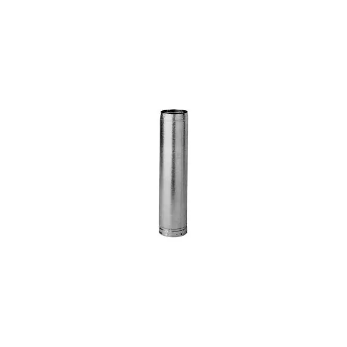 Amerivent 3E6 Pipe Section Type B Gas Vent, 3 inches Round X 6 inches Length