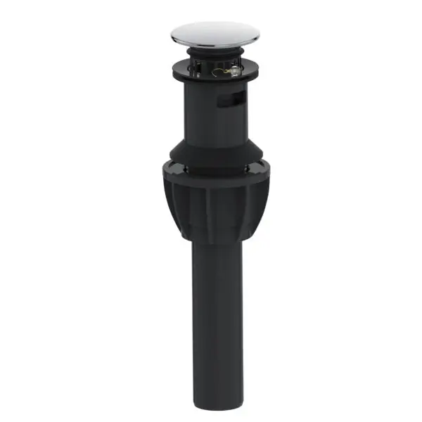 Compass Manufacturing 892-7530 Easy Clean Push Style Pop-Up Drain with Drain Safeguard