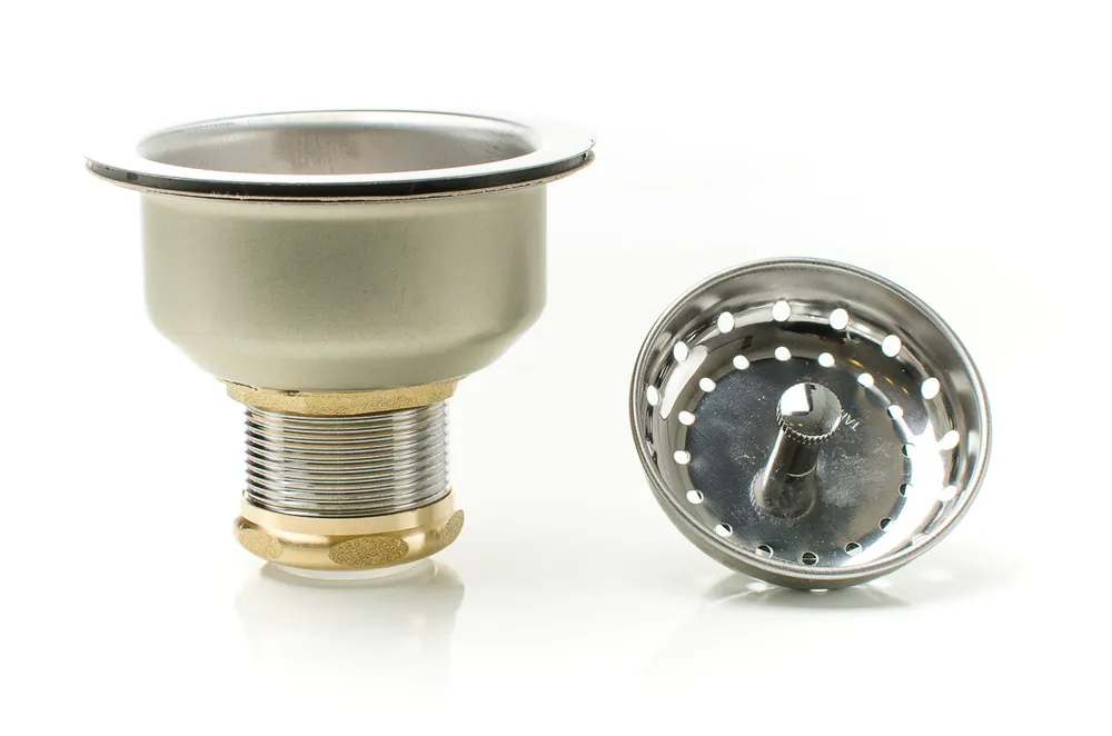 Pasco 21914 Stainless Steel Basket Strainer-Double Cup