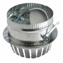 Southwark Metal 10-405D 84stwd - 10 inches Ductboard Tab Collar With Damper 405d