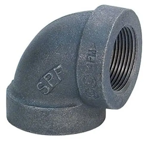Anvil 0800001042 Cast Iron Elbow 1 X 1/2 Inch Pipe 90 Deg. Screwed Bend