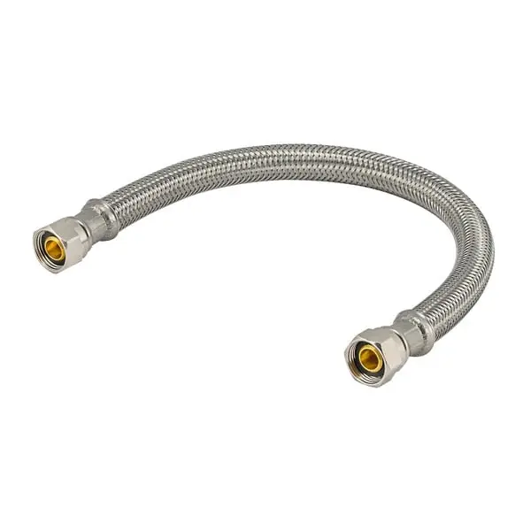 Ez-Flo Eastman 48075 Faucet Connector 3/8 inches x 3/8 inches x 20 inches
