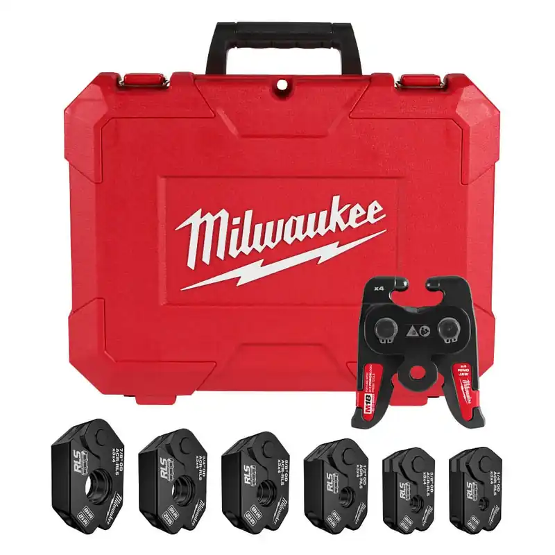 Milwaukee 49-16-2661RX 1/4 inches - 7/8 inches RLS® Pivoting Press Ring Kit for M18™ Force Logic™ Press Tool