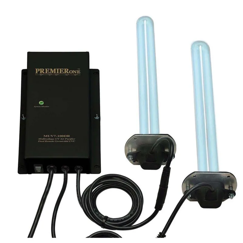 Premierone MUV-7-100DR-16 UVC Remote Unit Kit 2 16 inches Lamps 360 Microwatt