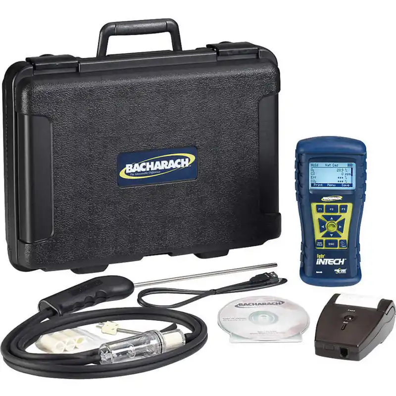 Bacharach 0024-8512 Fyrite Intech Combustion Analyzer O2 CO Reporting Kit