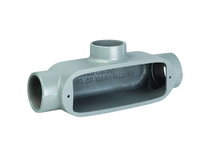 Killark OT-4M 1-1/4 inches T Hub, Iron O Series Conduit Body
