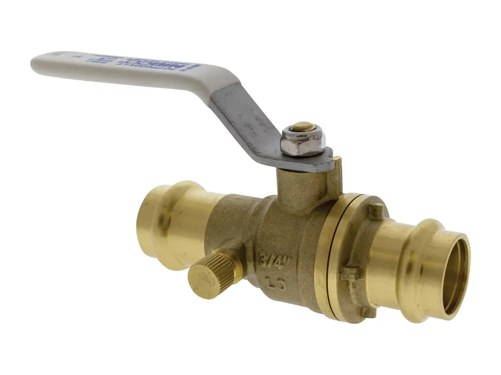 Nibco NF99KD8 PC-FP-600A-D-LF 3/4 in. Brass Full Port Female Press Ball Valve