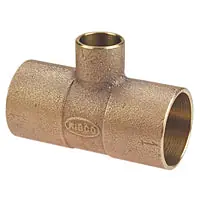 Copper Fitting B105400 Copper Reduction Tee 2-1/2 X 1-1/2 X 1-1/2
