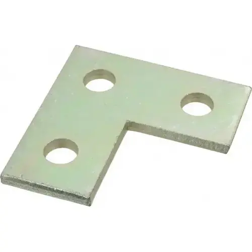 Thomas & Betts AB-219 Goldgalv 1/4 Inch Steel 3 Hole Corner Plate Superstrut