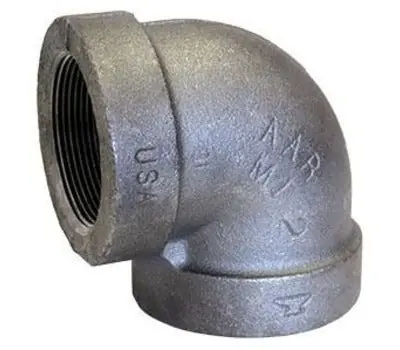 Anvil 310501200 1 1/4 inches Black Malleable Iron 90° Elbow