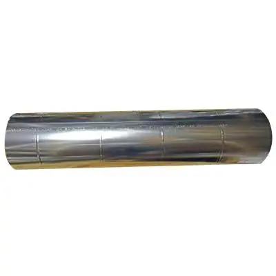 Gray Metal Products 5-26-301 Sl60 - 5 inchesX60 inches 26 Ga Snaplock Round Pipe - 301