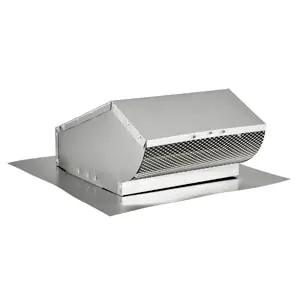 Lambro Industries 107 Alum Roof Cap W/Dam Per+Sc