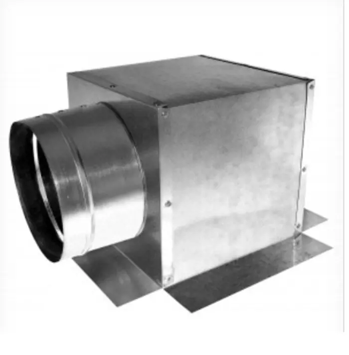 Southwark Metal 177S10107 10 inchesx10 inchesx7 inches Ceiling Diffuser Box Side Outlet - 320S