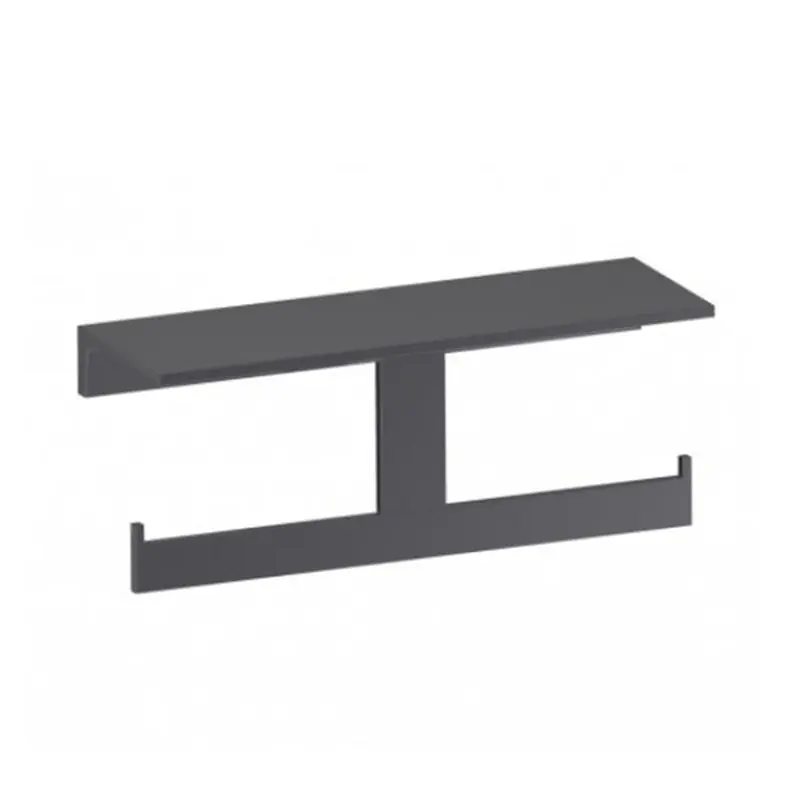 Kartners 232159-2-48 Berlin Shelf With Toilet Paper Holder - Wall Mount - 12 inches