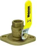 NIBCO H-41403 Isolator w/ Rotating Flange Full Port Forged Brass Uni-Flange Ball Valve