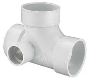 NIBCO P416-338 3X2 PVC SDI SAN TEE