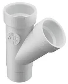 NIBCO P602-020 WYE 2 INCH STREET PVC-DWV
