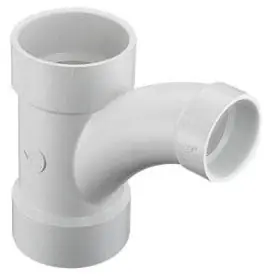 NIBCO P502-337 Combination 1/8 Bend 3 x 3 x 1-1/2 PVC
