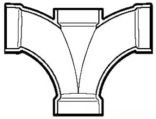 NIBCO P500-241 2X1-1/2 DBL FIX FTG