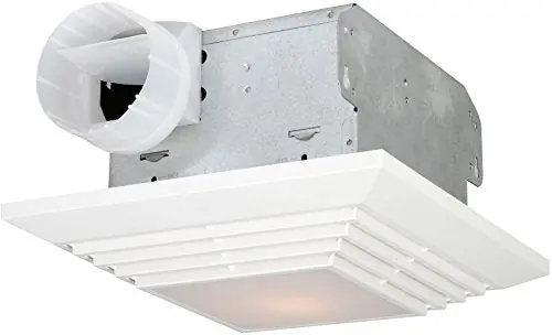 Craftmade TFV70REC Recessed Bath Vent Exhaust Fan with Light 70 CFM
