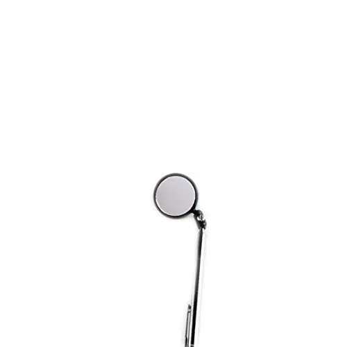 Yellow Jacket 78098 1-1/4 inches Round Mirror - W/Pocket Clip & Insulated Head, (7 inches to 19 inches Extension)