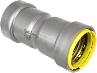 Aalberts Integrated Piping Systems PWR7481331 Apollo PowerPress Gas Straight Coupling FF 1 1/2 inches