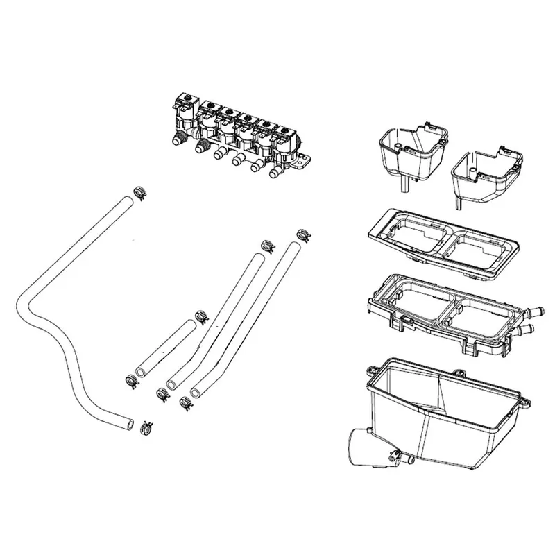 Samsung dc97-20041a washer housing assembly