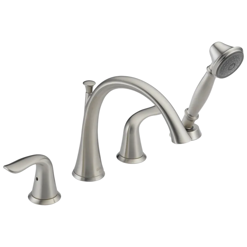 Del T4738-SS Roman Tub with Handshower Trim