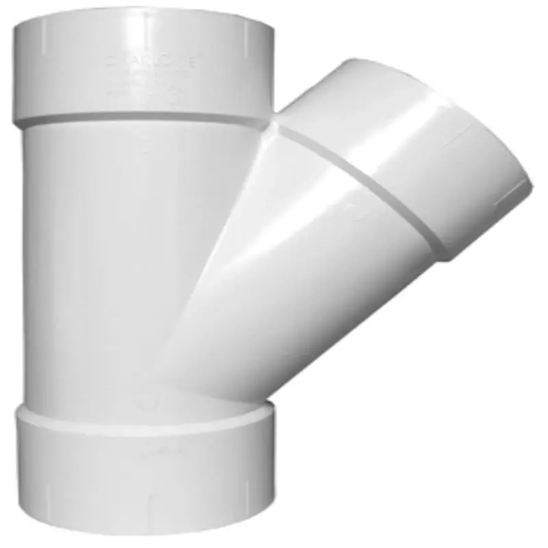 Charlotte Pipe PVC 00600 2600 DWV Wye 16 inch
