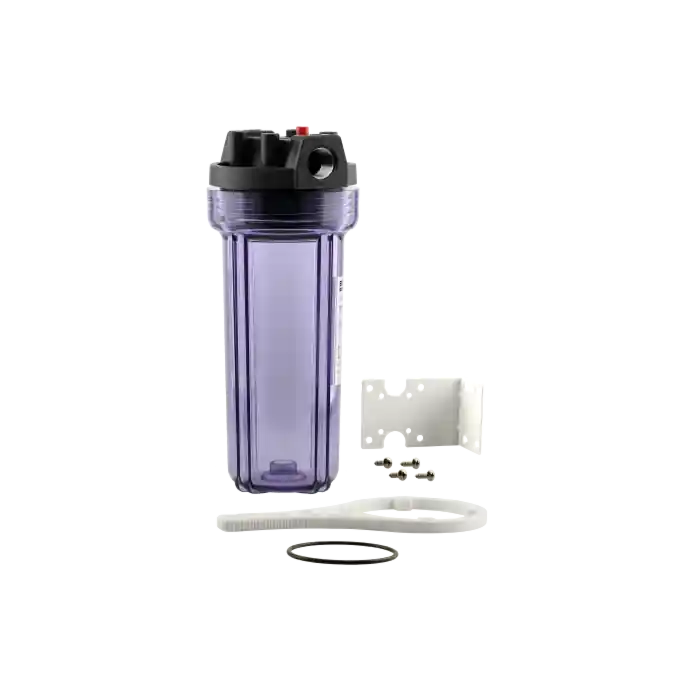 Boshart 14FHK-SC-1007SS 10 inches Clear Housing Kit, 3/4 inches Stainless Steel NPT