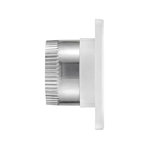 Lambro Industries 673W-ML 3 inches White Plastic Mini Louver Vent w/ 3 inches Pipe