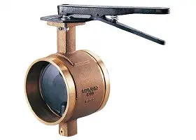 Shurjoint SJ-C300 Butterfly Valve for Copper Tubing (2 x Groove)