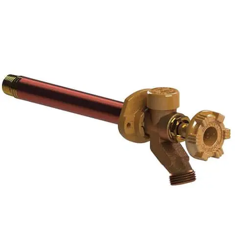Woods 17PX-4-MH Model 17 Wall Faucet 1/2 PX Inlet 4 Inch, Metal Handle
