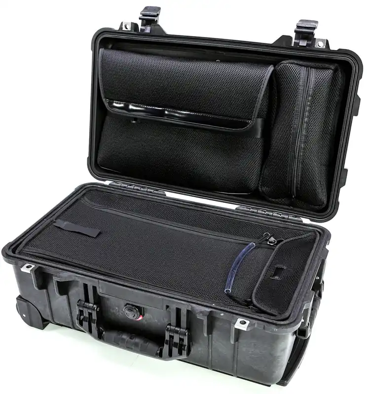Pelican Wireless Systems 1510-006-110 1510loc TSA Laptop Overnight Watertight Hard Case with Wheels