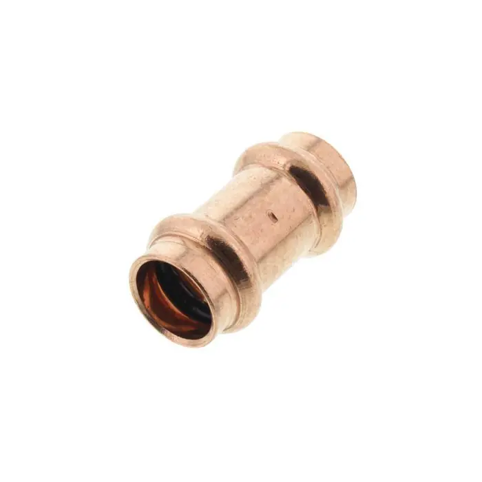 Cello Products BP0-08 BP0 Straight Tube Coupling with Stop 1/2 Inch