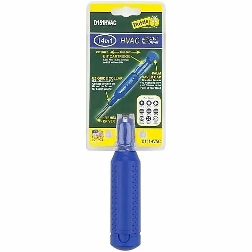 Dottie D151HVAC Screwdriver 15 in 1
